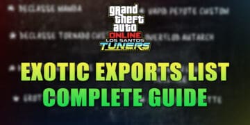 Exotic Exports List